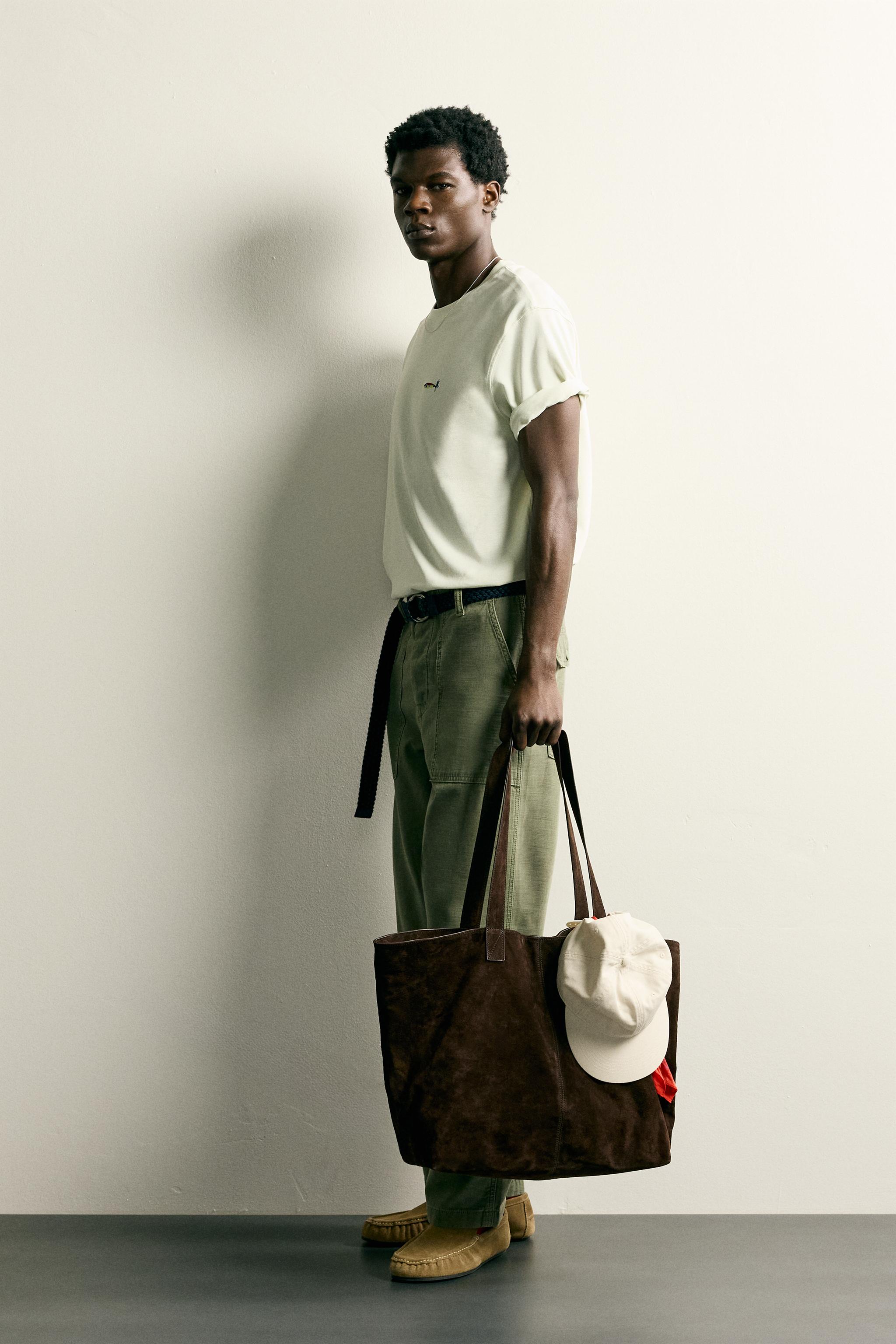 RELAXED FIT HOOK EMBROIDERY T-SHIRT