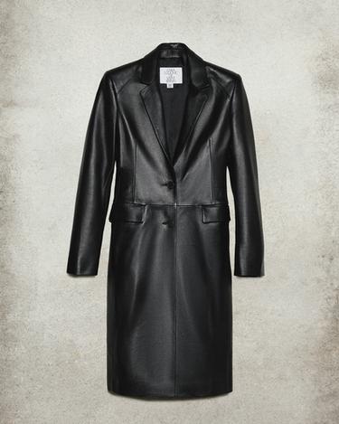 LUDOVIC DE SAINT SERNIN x ZARA レザーフィットコートブラックZaraのLUDOVIC DE SAINT SERNIN x ZARA レザーフィットコート - ブラック 