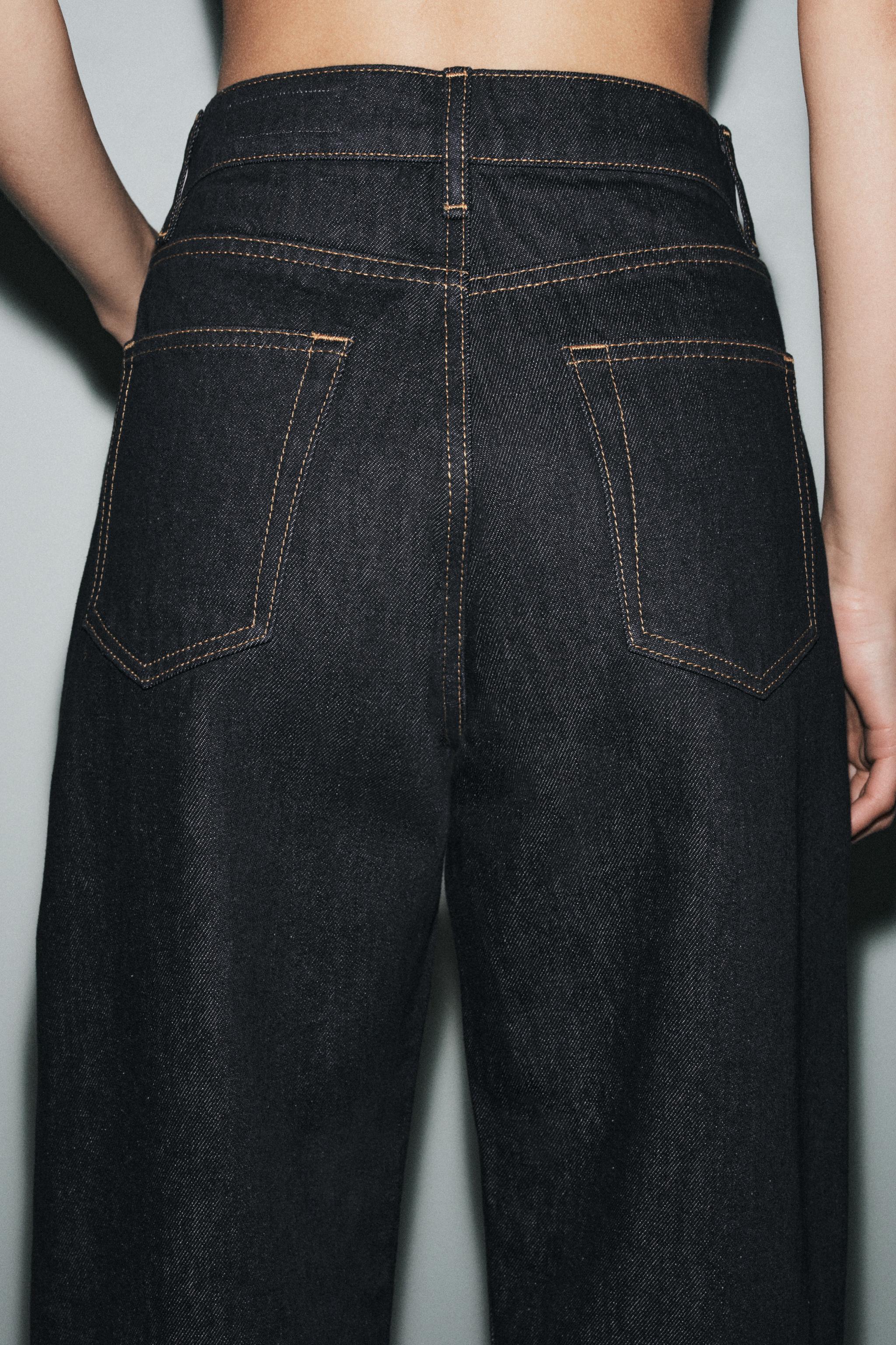 ZW COLLECTION TAPERED MID-RISE JEANS