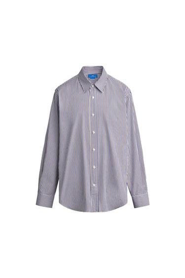 Zara AARON LEVINE X ZARA DRESS SHIRT - Red / Navy