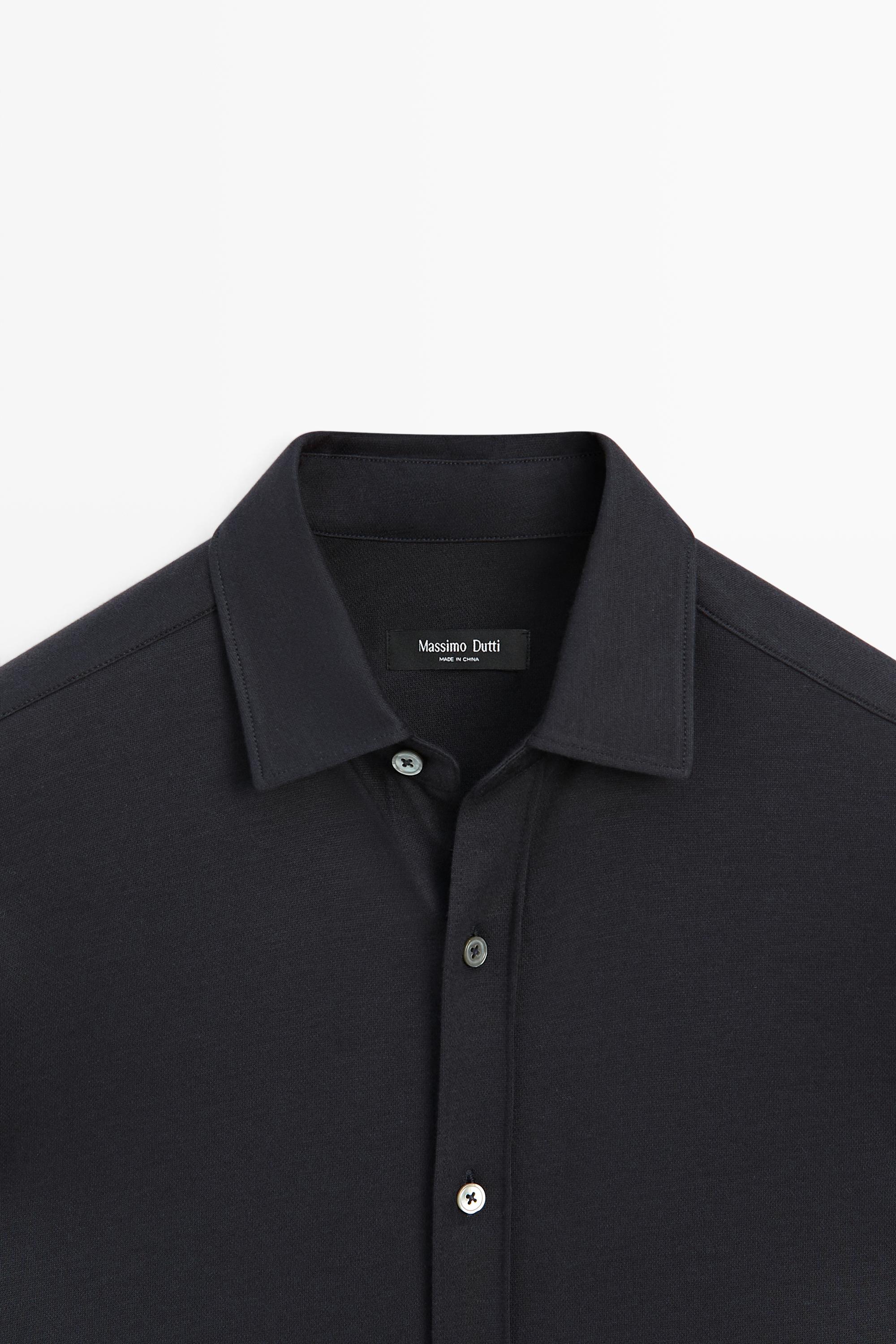 Chemise stretch slim fit en coton