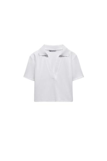 RIB POLO T-SHIRT