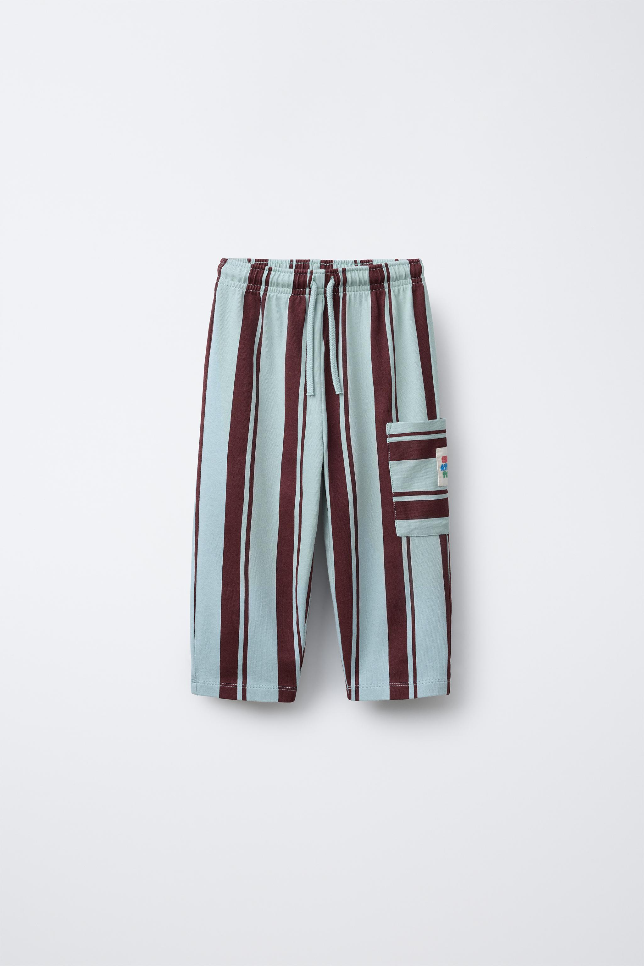 PANTALON CARGO RAYÉ