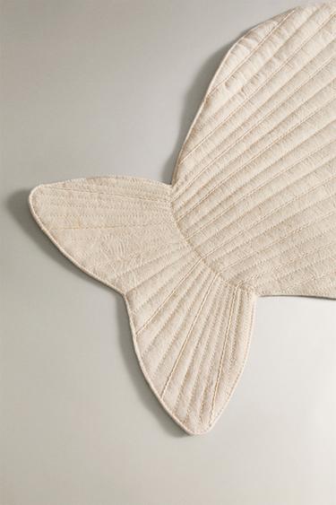 QUILTED FISH PLACEMAT - Light beige by Zara - Image 2