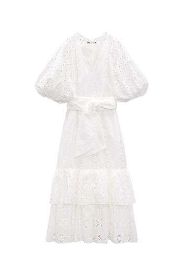 VESTIDO BORDADOS CINTURÓN