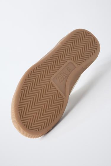 TENNIS À RABAT ET PIÈCES - Blanc de Zara - Image 6