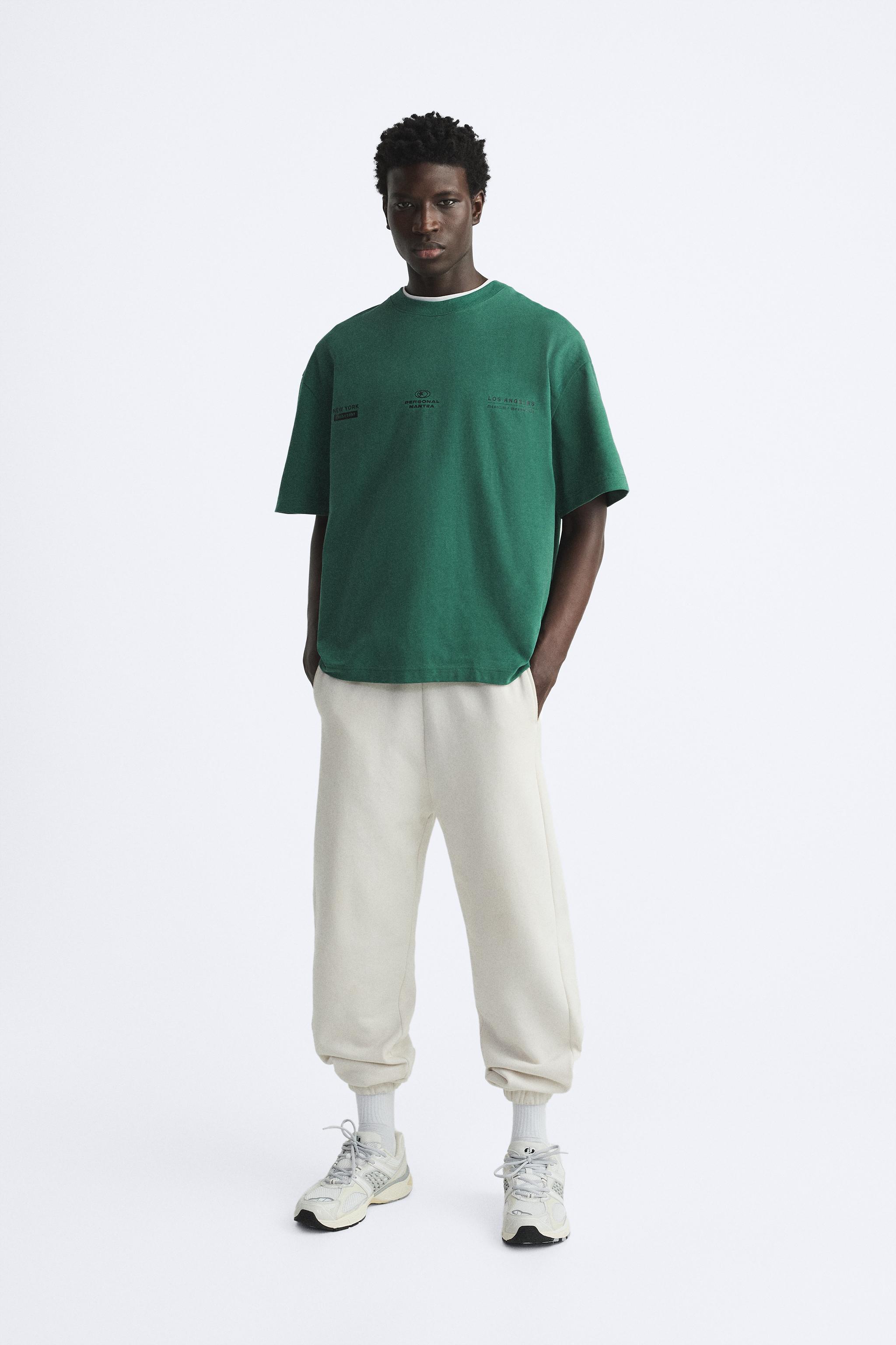 グリーンTシャツ – メンズ | 最新コレクション | ZARA 日本 - ページ2