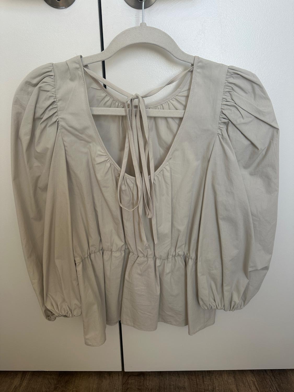 BALLOON SLEEVE TOP - Image 2