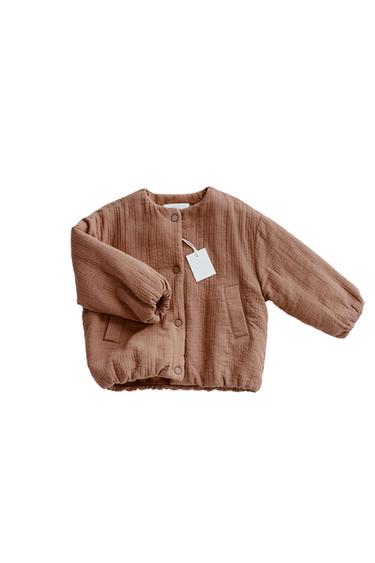 ZARA TIMELESS - CHAQUETA ACOLCHADA TEXTURA - Arcilla de Zara - Imagen 0