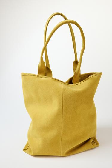 SHOPPER I RUSKIND - Lys gul fra Zara