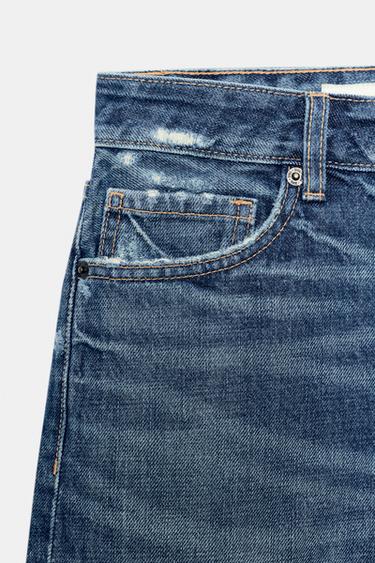 SHORT EN DENIM TRF TAILLE MOYENNE - Bleu marine de Zara - Image 6