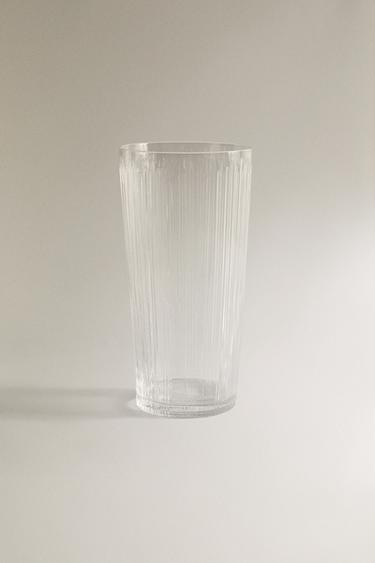 PLAIN GLASS VASE - Transparent by Zara