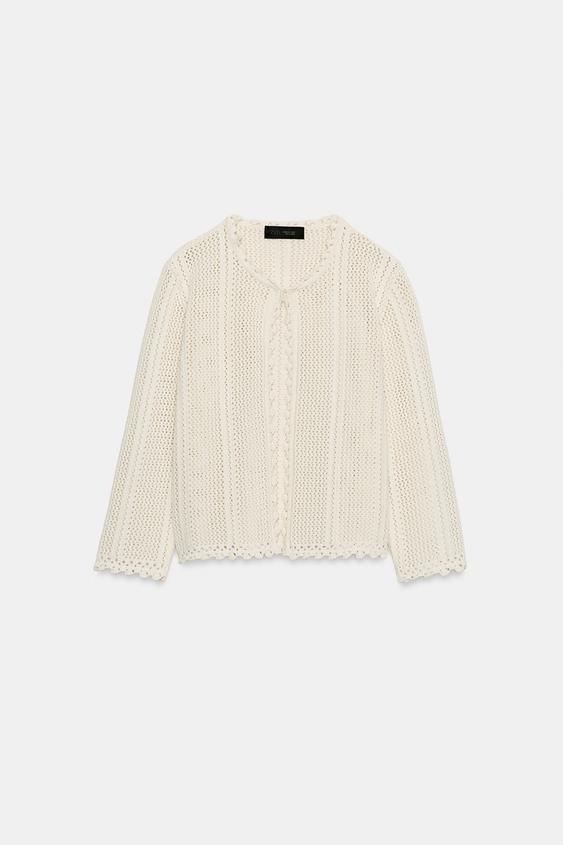 POINTELLE CARDIGAN from Zara - $49.90