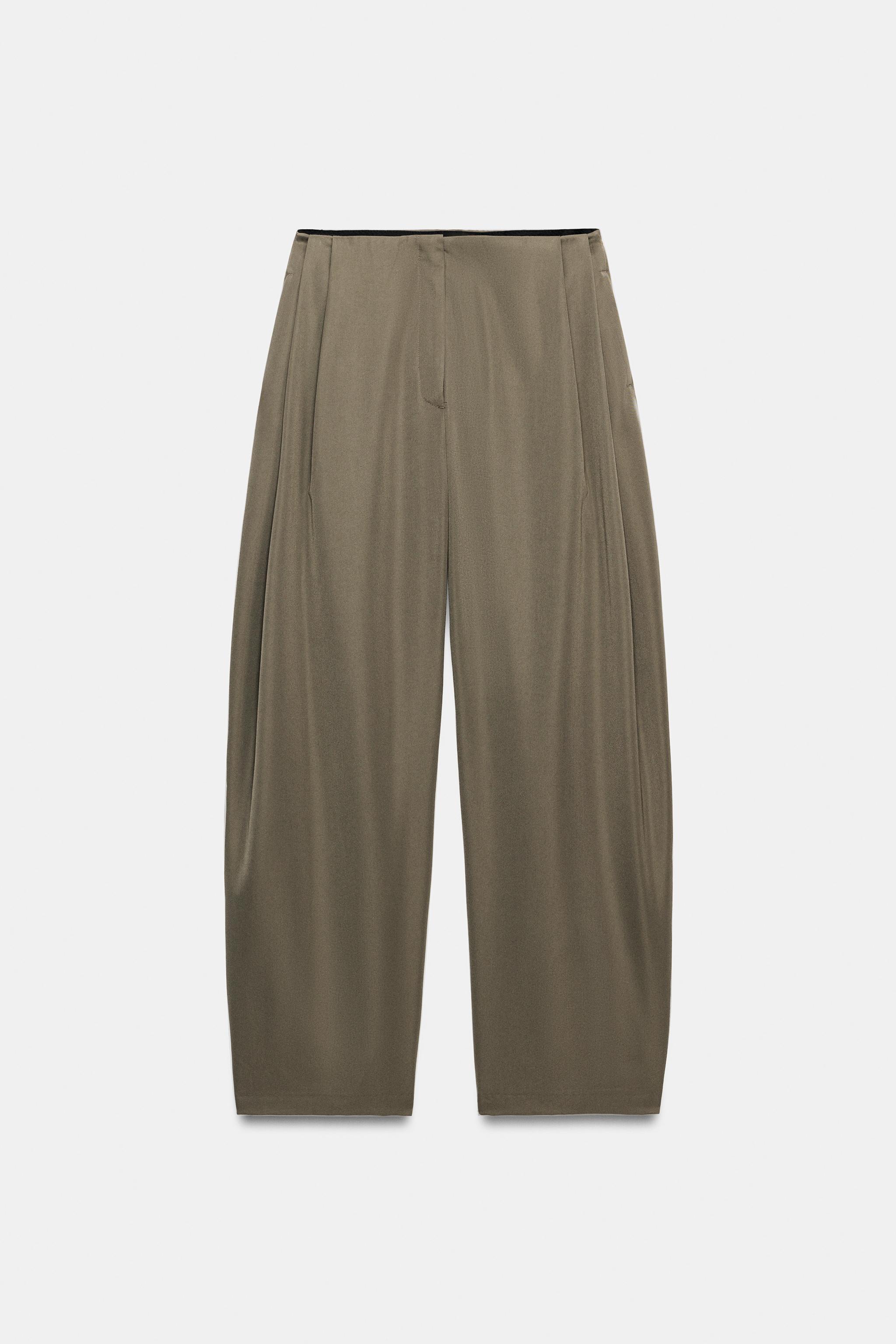 ZW COLLECTION DARTED WIDE-LEG PANTS - thumbnail 5