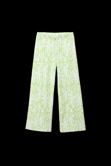 PLISSEEHOSE MIT PRINT - Grün von Zara - Bild 0