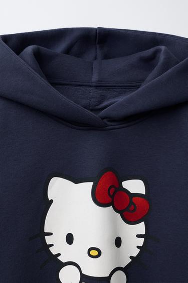 HELLO KITTY © SANRIO JOGGING HOODIE - Navy blue by Zara - Image 2