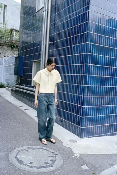 ZW COLLECTION RELAXED FIT ミッドライズ デニムパンツインディゴブルー0ZaraのZW COLLECTION RELAXED FIT ミッドライズ デニムパンツ - インディゴブルー - 画像 0