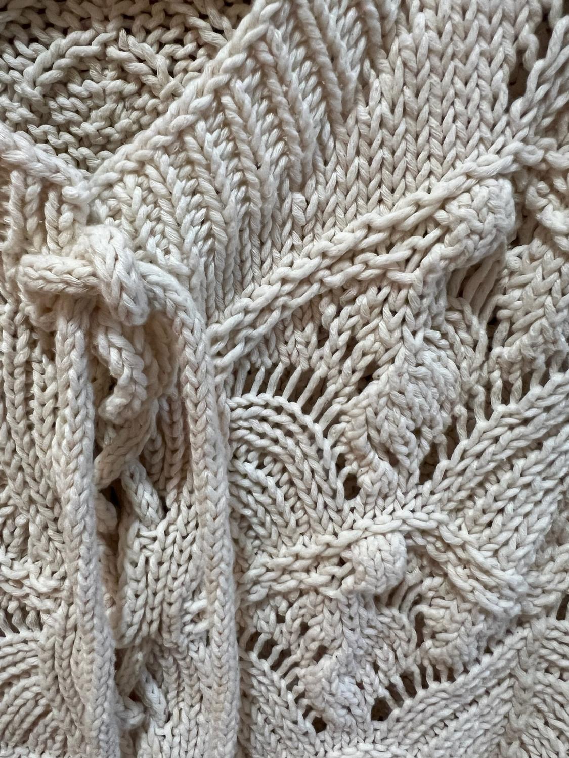 RUFFLED KNIT TOP WITH DRAWSTRINGS - Image 4