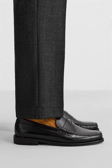 Zara CASTELLANO 1920 ® X ZARA MEN'S LOAFERS - Black - Image 0