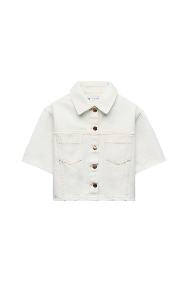 Z1975 CROPPED DENIM SHIRT