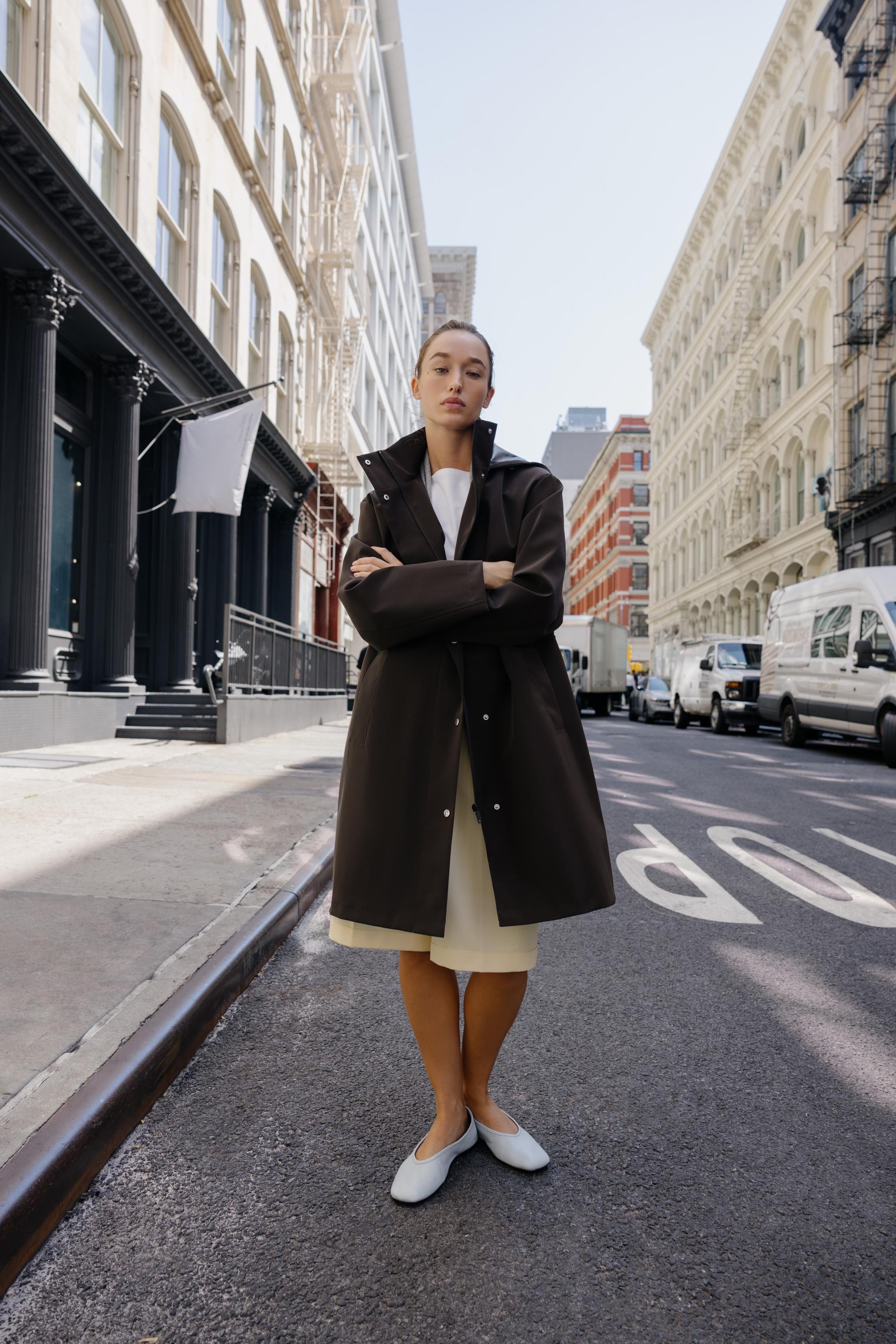 ファーフード付きコート – レディース | ZARA 日本