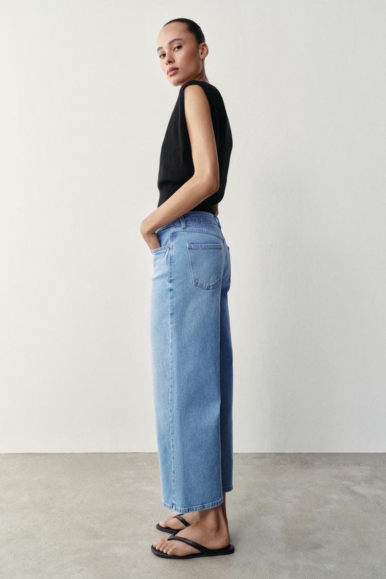 Culottes cómodos de tiro alto Z1975 7