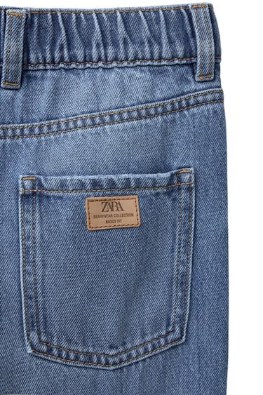 Zara BAGGY FIT JEANS - Blue