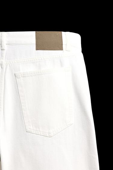 JEANS STRAIGHT ANKLE FIT SELVEDGE - Crudo de Zara