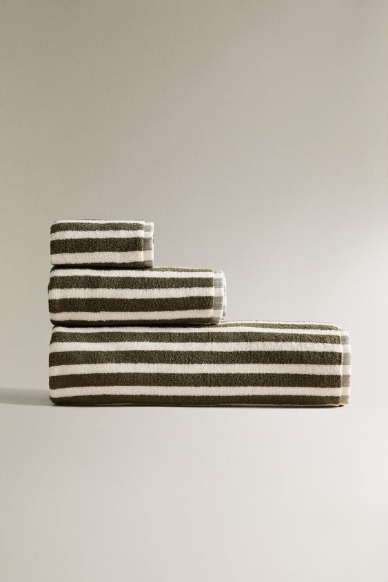 Asciugamano Da Bagno Avanti Linens Botanique Paris – Avorio, 100% Cotone, Con Ricamo Torre Eiffel Dorata - 3