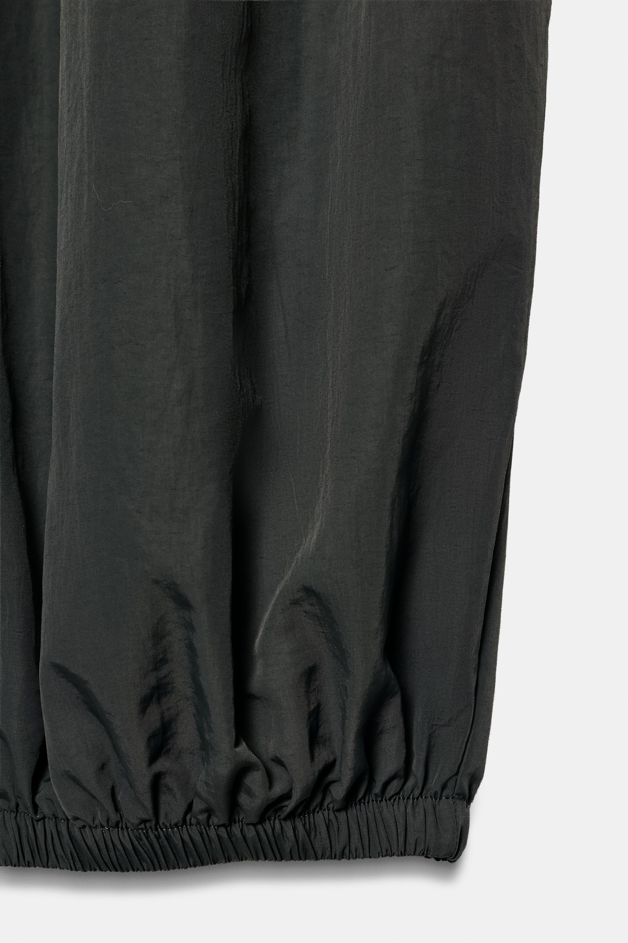 Женские брюки Zara TECHNICAL FABRIC TROUSERS — фото 6