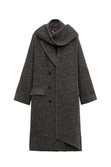 ΠΑΛΤΟ OVERSIZE ΜΕ ΚΑΣΚΟΛ ΣΥΛΛΟΓΗΣ ZW