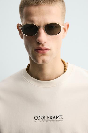 SWEAT INTERLOCK BRODÉ IMPRIMÉ BIMATIÈRE - Écru de Zara - Image 4