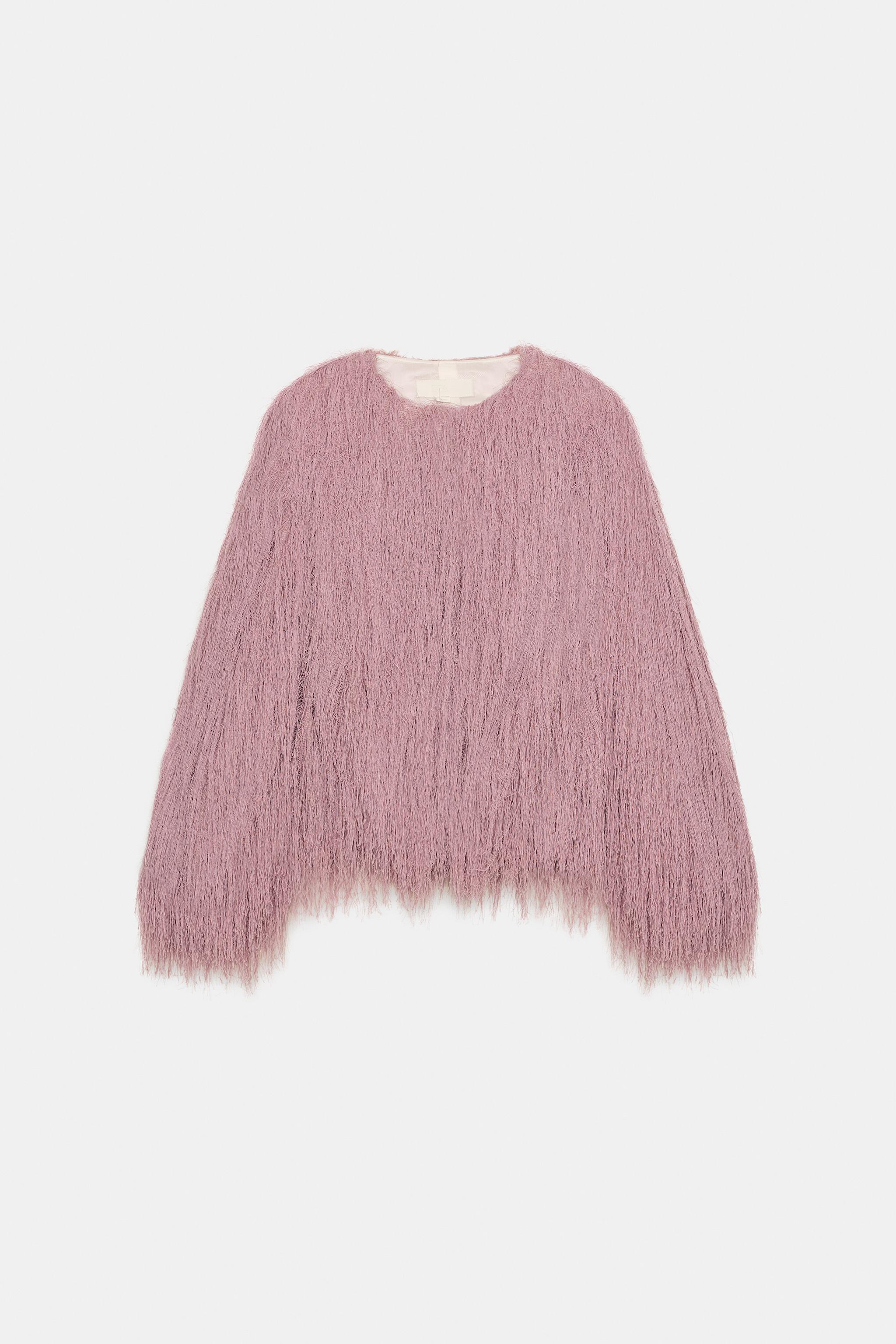 FRINGED BOMBER JACKET