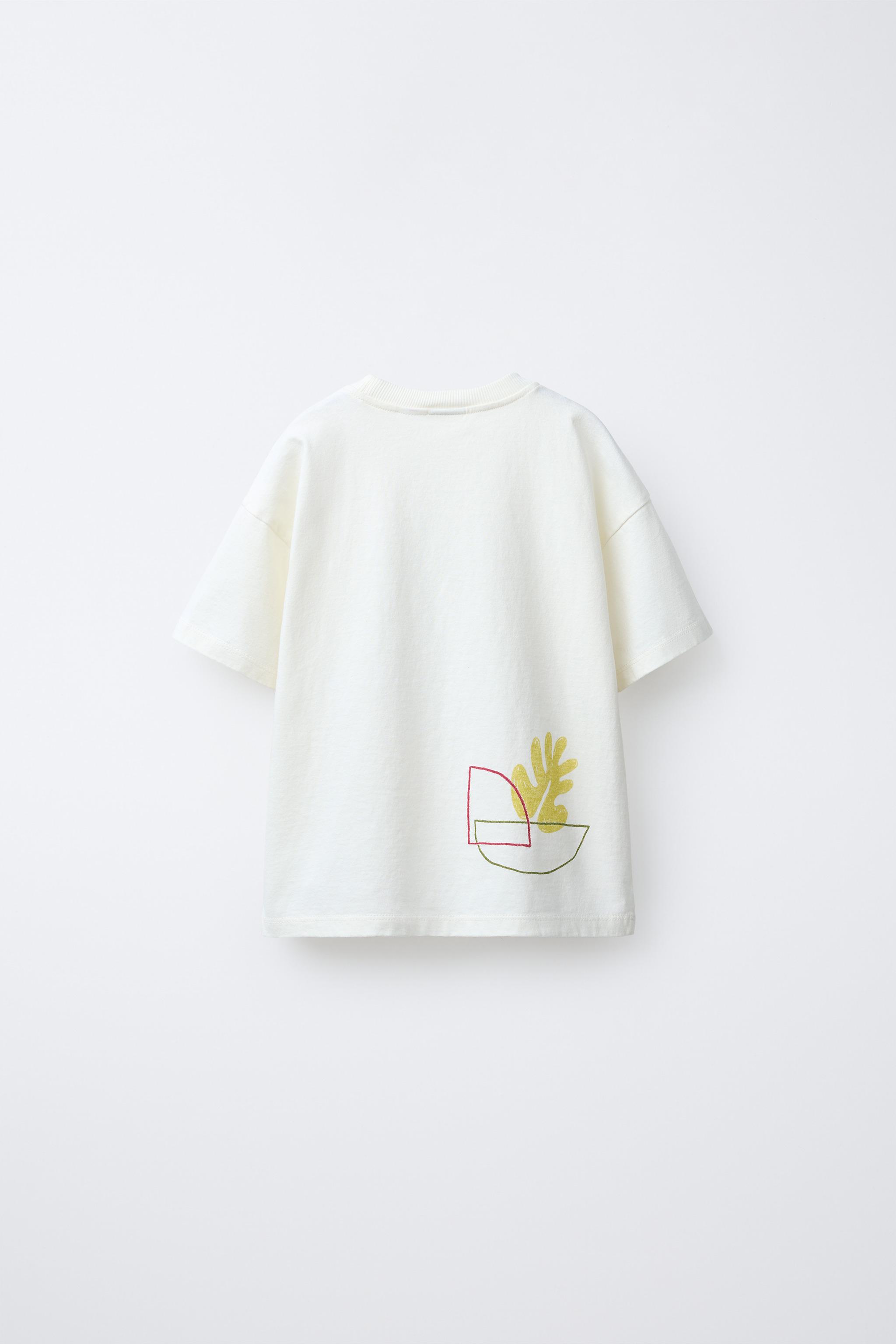 TEE-SHIRT À IMPRIMÉ FORMES GÉOMÉTRIQUES