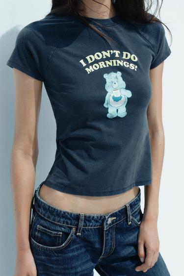 CARE BEARS™ FADED-EFFECT T-SHIRT - Blue by Zara - Image 2