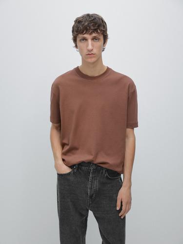 Zara 100% cotton medium weight T-shirt - 353