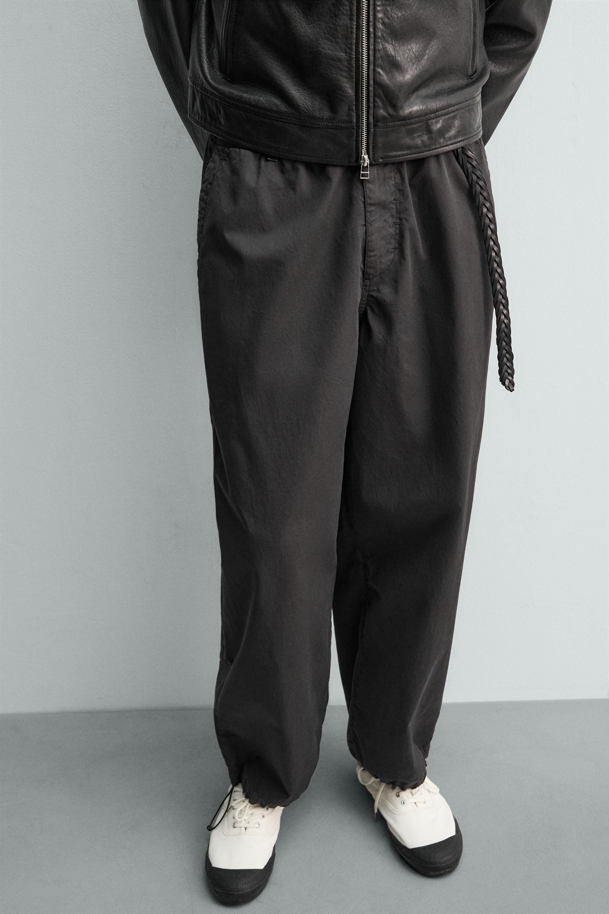 RELAXED FIT COTTON PANTS AARON LEVINE X ZARA