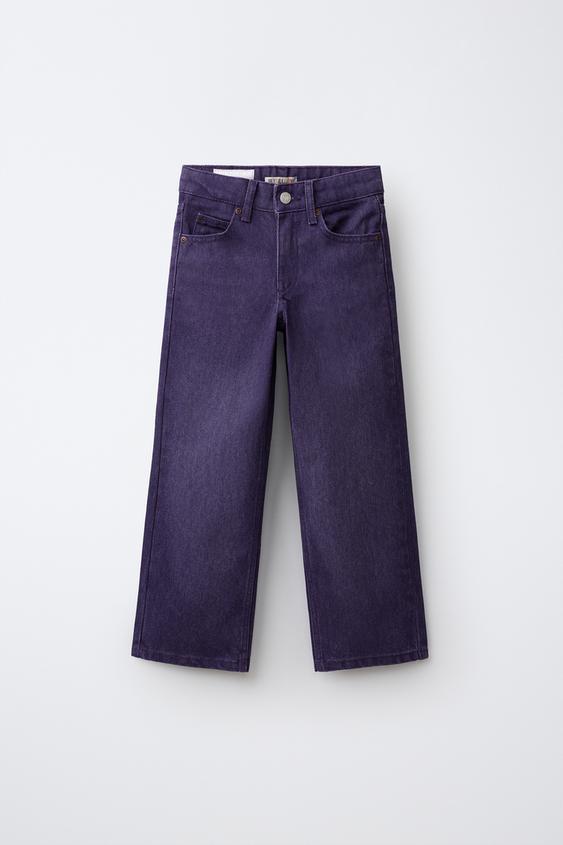 JEANS STRAIGHT FRUIT OF THE LOOM™ - Lila de Zara - Imagen 0