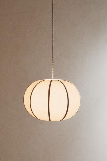 SMALL CEILING LAMP - Ecru by Zara