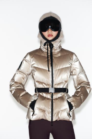 PLUMÍFERO WATER RESISTANT WINDPROOF RECCO® TECHNOLOGY SKI COLLECTION - ذهبي by Zara