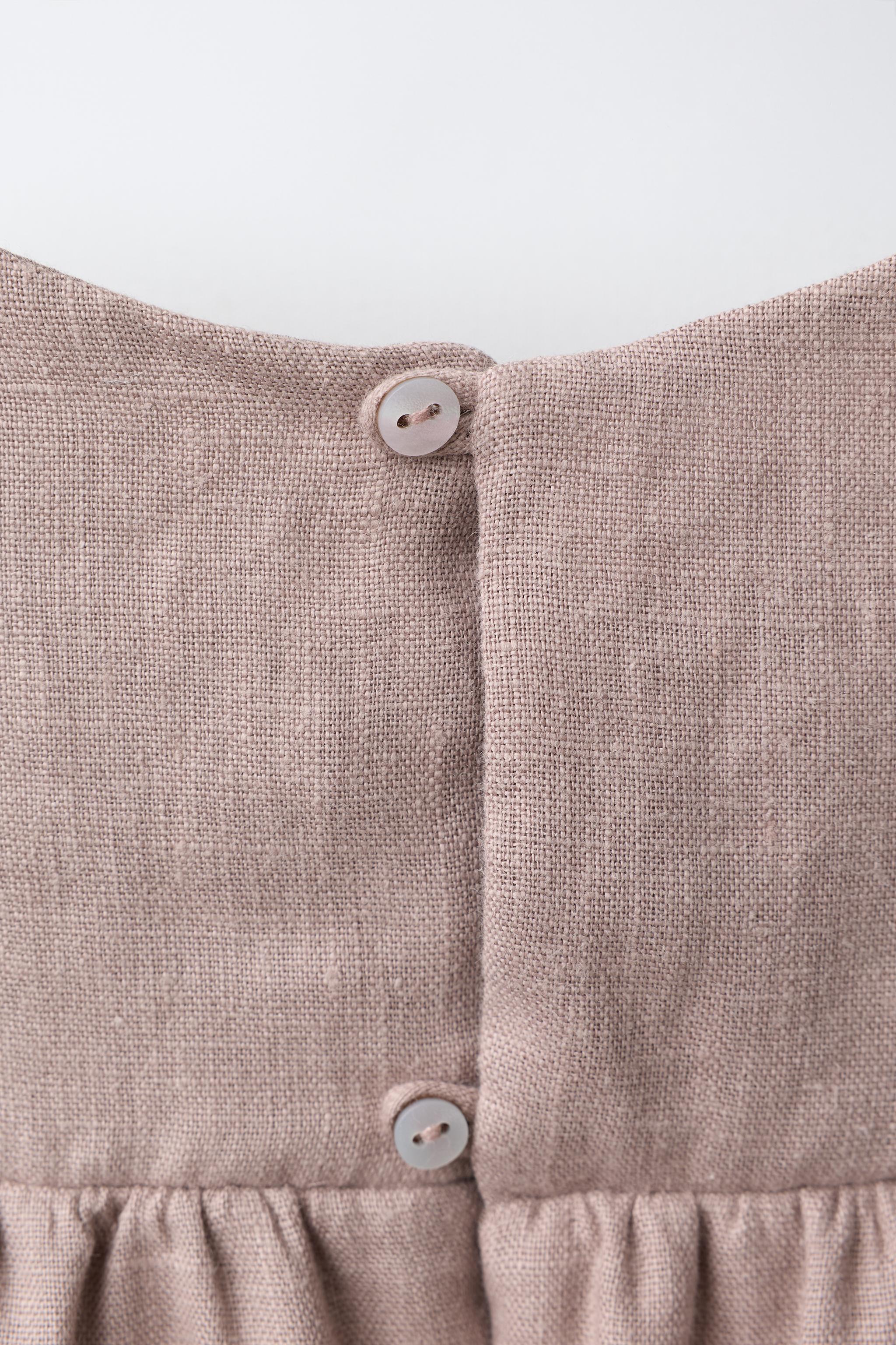 100% LINEN LACE JUMPSUIT