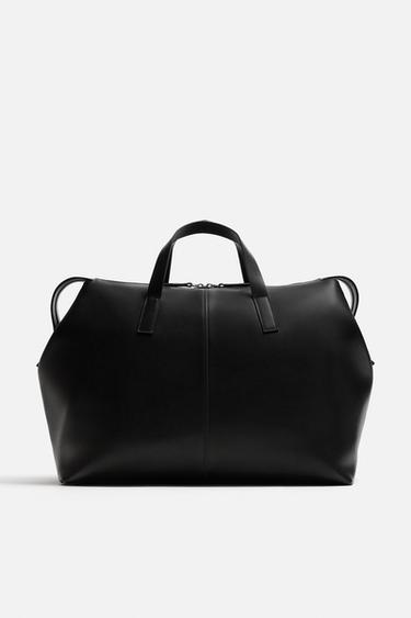 BOLSA DE VIAJE PIEL - Negro de Zara