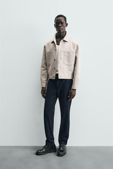 PANTALÓN CHINO SLIM FIT - Marino de Zara - Imagen 0