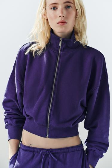 ZIP SWEATSHIRT — Navy blue 1