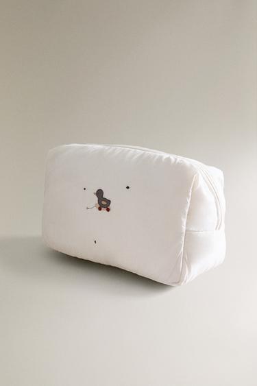 TROUSSE DE TOILETTE COTON PETIT CANARD - Blanc cassé de Zara - Image 1