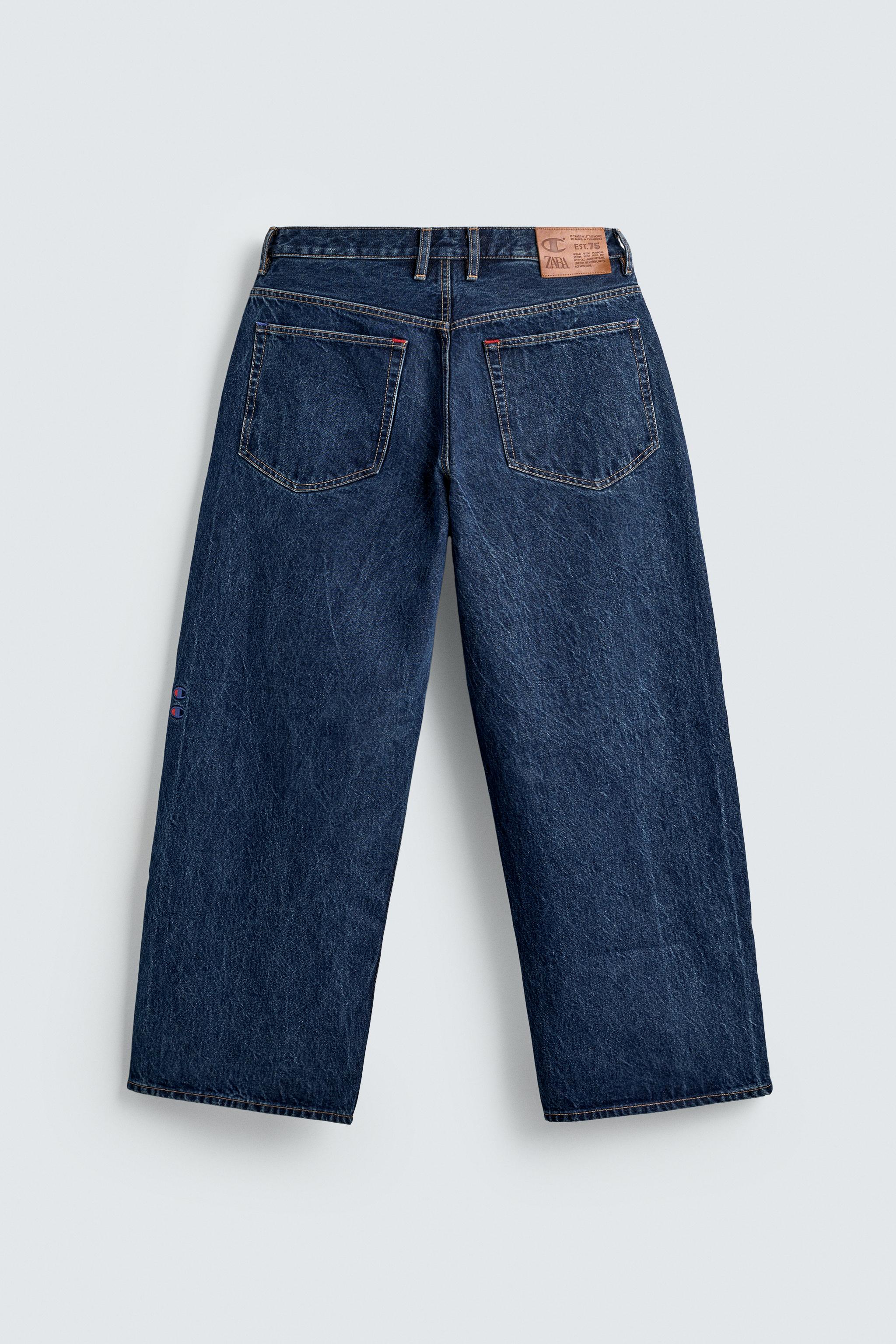 JEANS BAGGY FIT CHAMPION ® X ZARA - ブルー | ZARA Japan / 日本