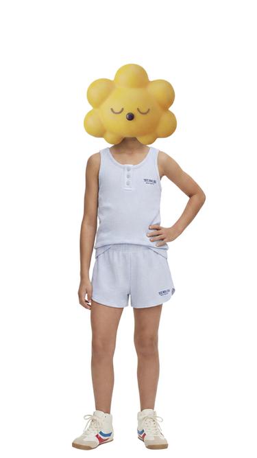 Zara TEXT WAFFLE SHORTS - Gray marl - Image 0