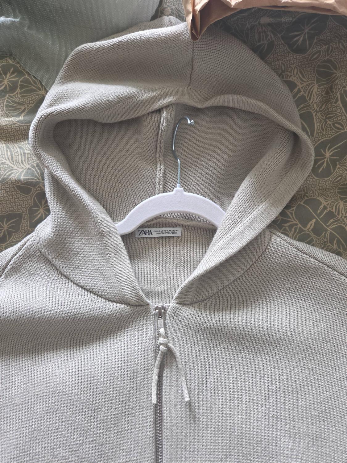 KNIT CARDIGAN WITH HOOD - Image 3