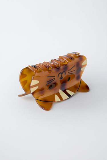 KITTEN HAIR CLIP - Tortoiseshell by Zara - Image 2
