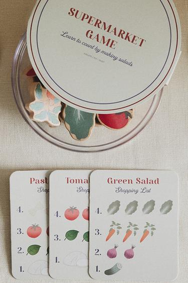 LEGETØJS-SALATSKÅL TIL BØRN - lys beig fra Zara